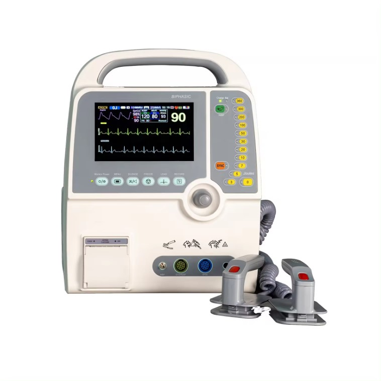 PT-8000c Portable Defibrillator Printer Aed Function Newest Emergency ICU ECG Cardiac Biphasic