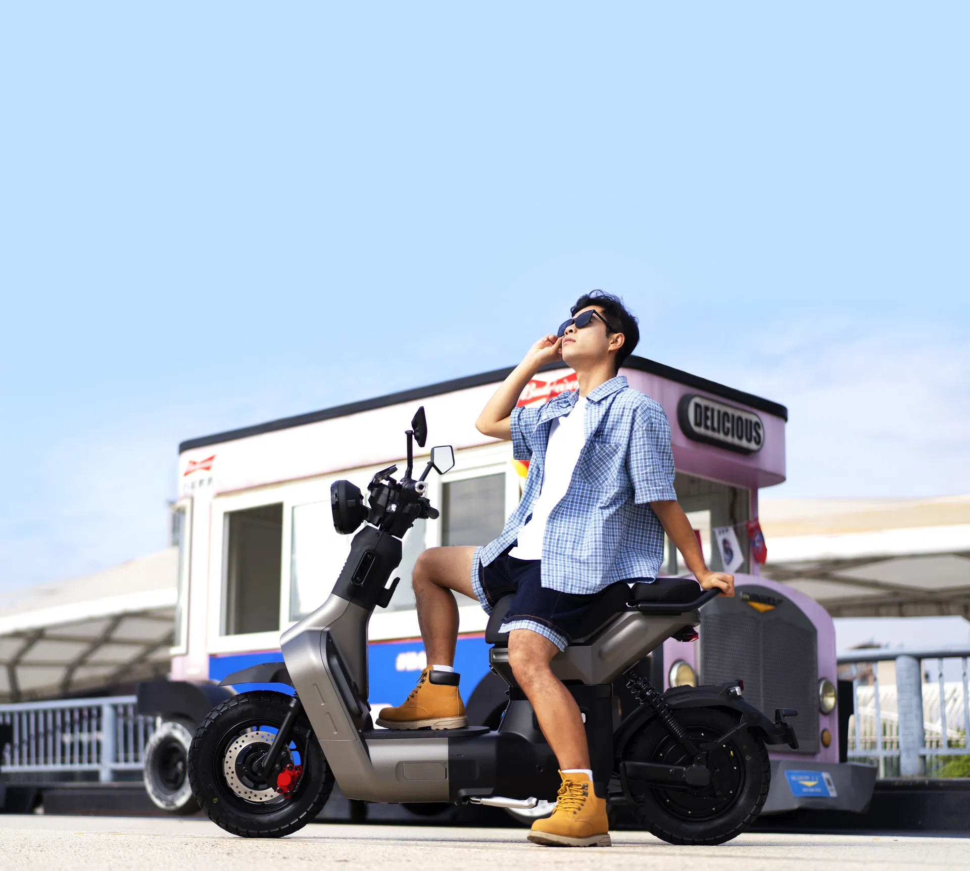 Electric Scooter Detail