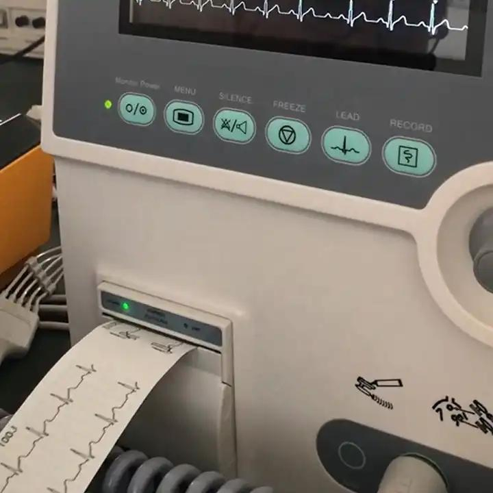 Professional First-Aid Manual External Portable Medical Defibrillator Monitor Machine for Human