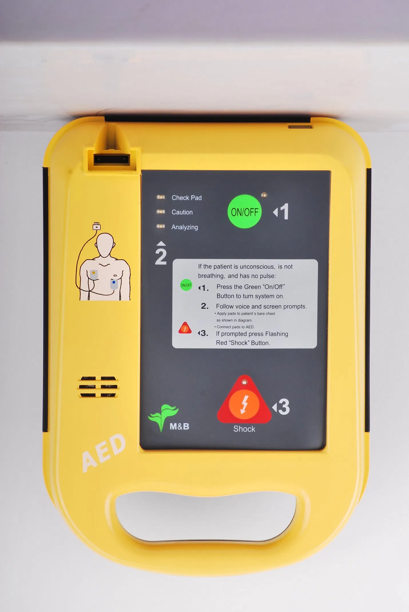 First Aid Automated External Defibrillator Amazing Price Advanced Functions Aed