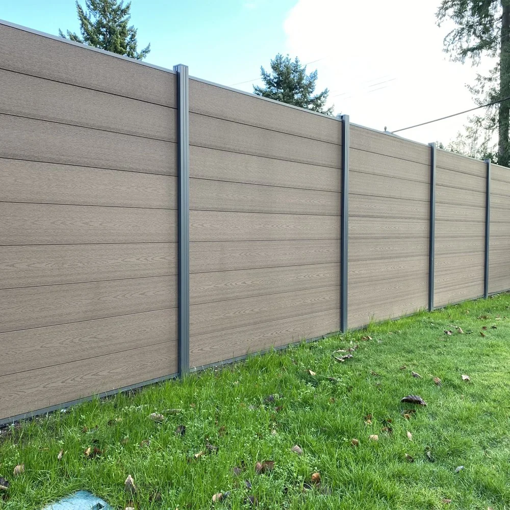 Outdoor Veranda Terrace Waterproof Wood Plastic Composite Panel WPC Fence