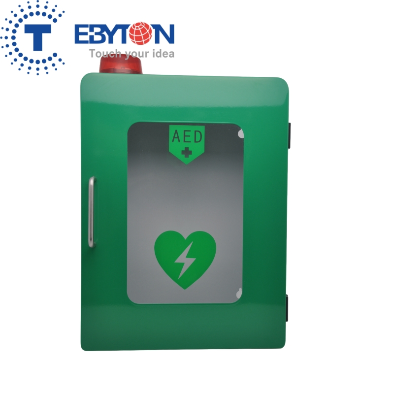 Compact Wall-Mounted Aed Cabinet for Emergency Medical Supplies