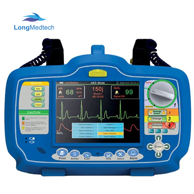 Hot Sale Biphasic Defibrillator Dm7000 with New System Aed Manual