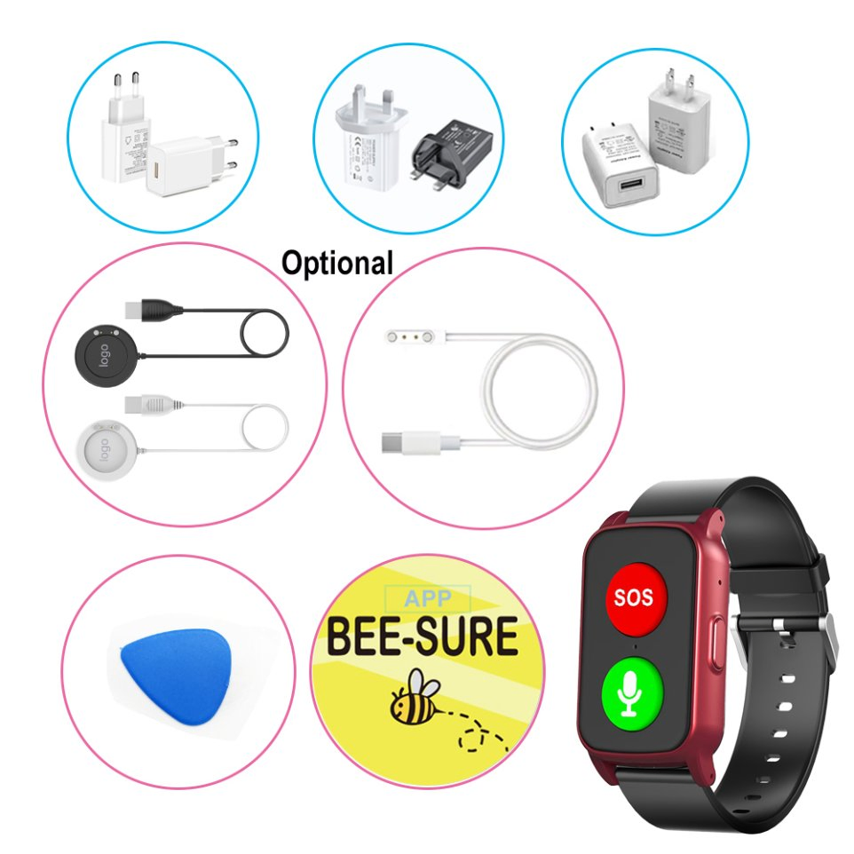 China factory 4G IP67 waterproof Senior healthcare smart bracelet GPS tracker with fall down detection Y6S