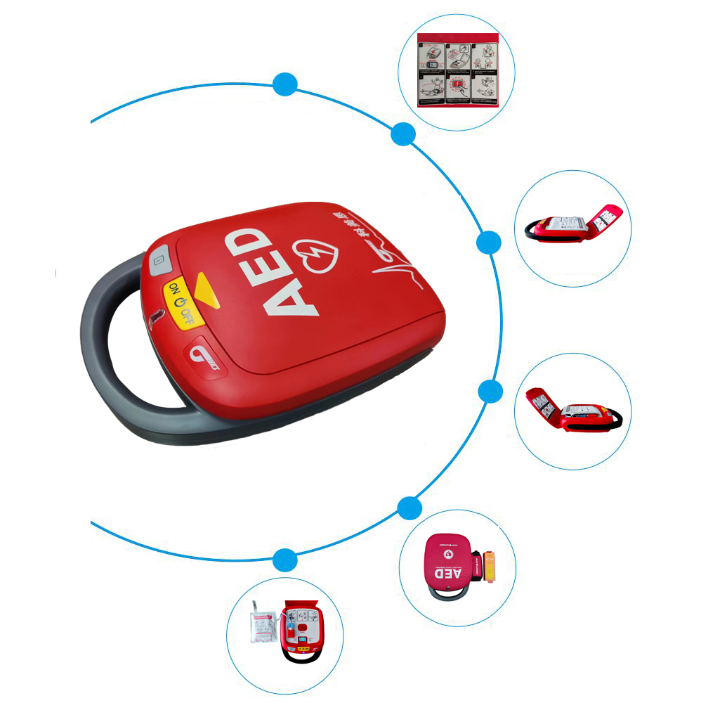 Cmics Dp1 Medical First Aid Portable Automated External Defibrillator Aed