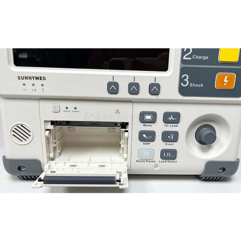 Sy-C026b Professional Aed 3/5/12 Lead ECG S8 Defibrillator Monitor