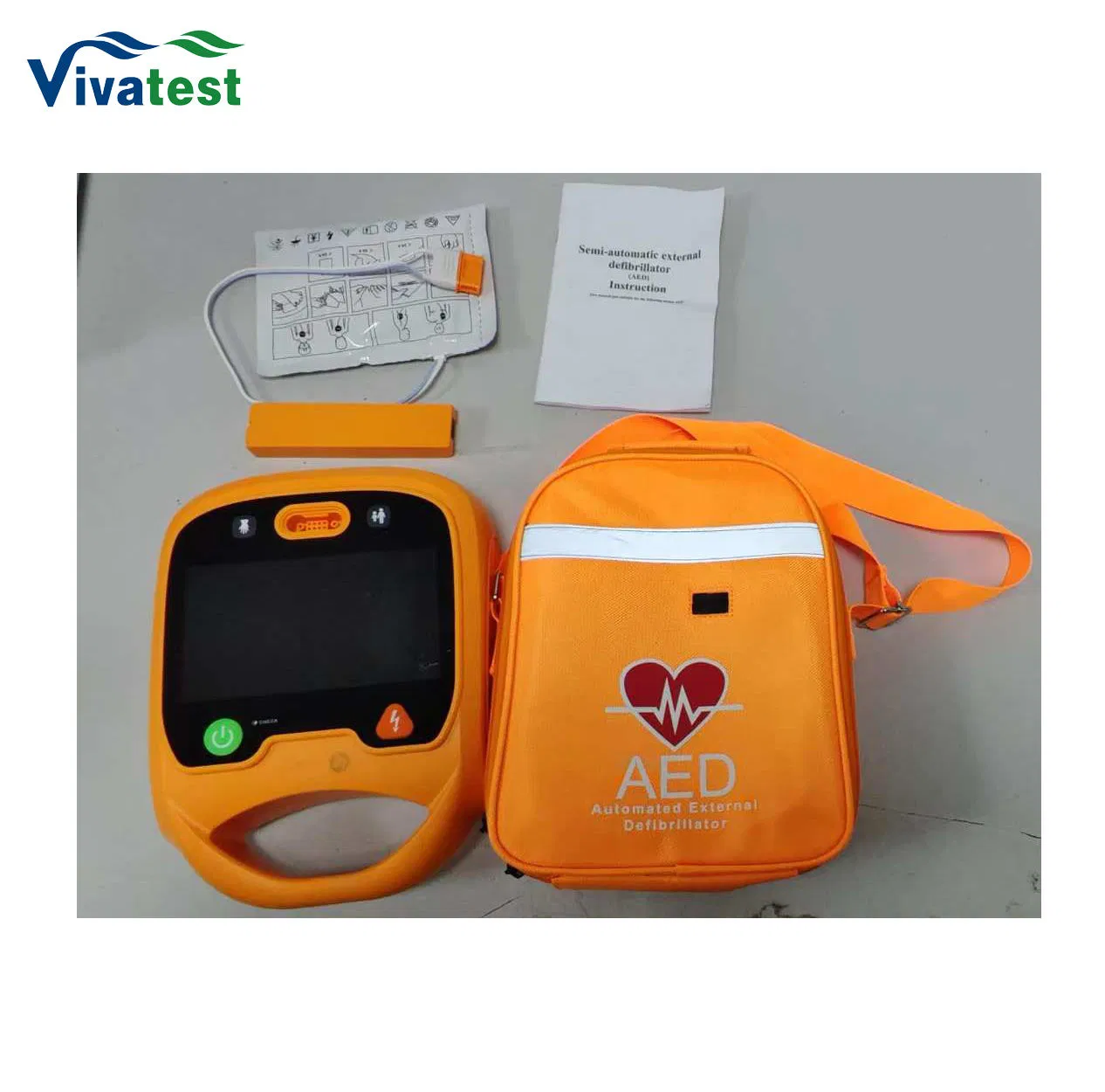 Aed Portable First Aid Automated External Defibrillator for Public Places Aed Trainer Defibrillator Sale
