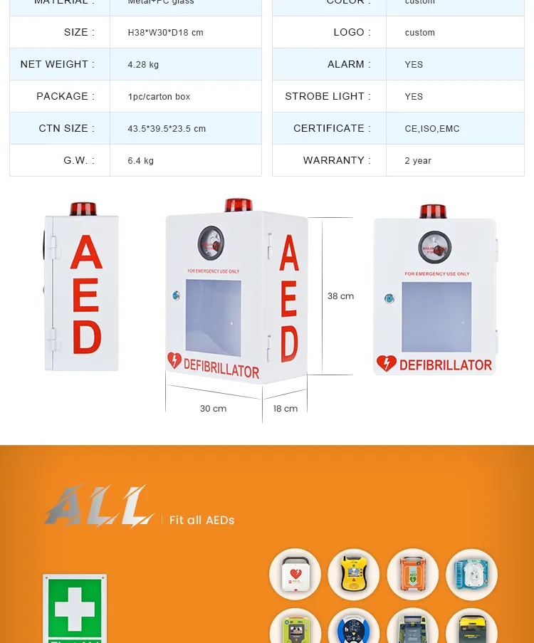 AED Cabinet Details 2