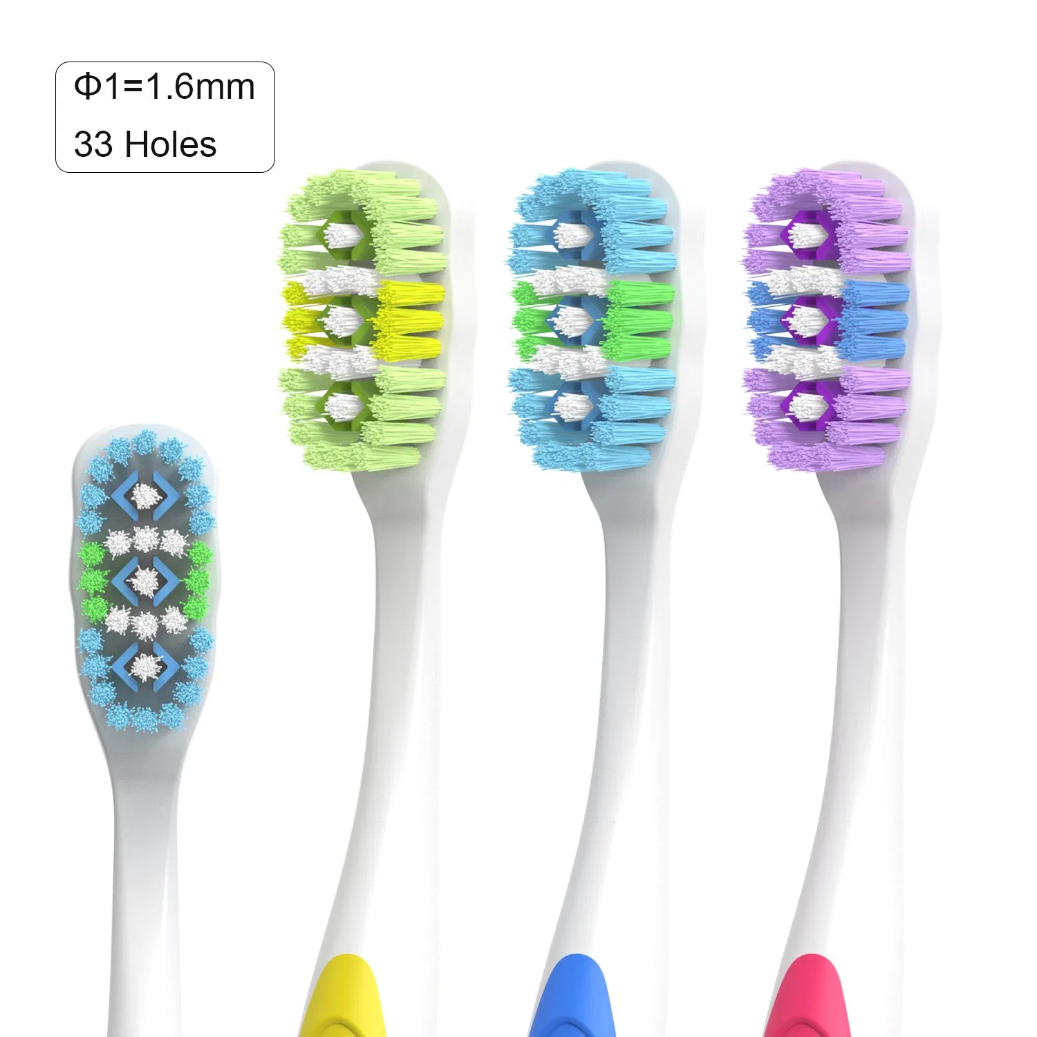 Wholesale OEM High Quality Toothbrush Custom Logo Oral Care Manual Adult Toothbrush Mold Manufacturer