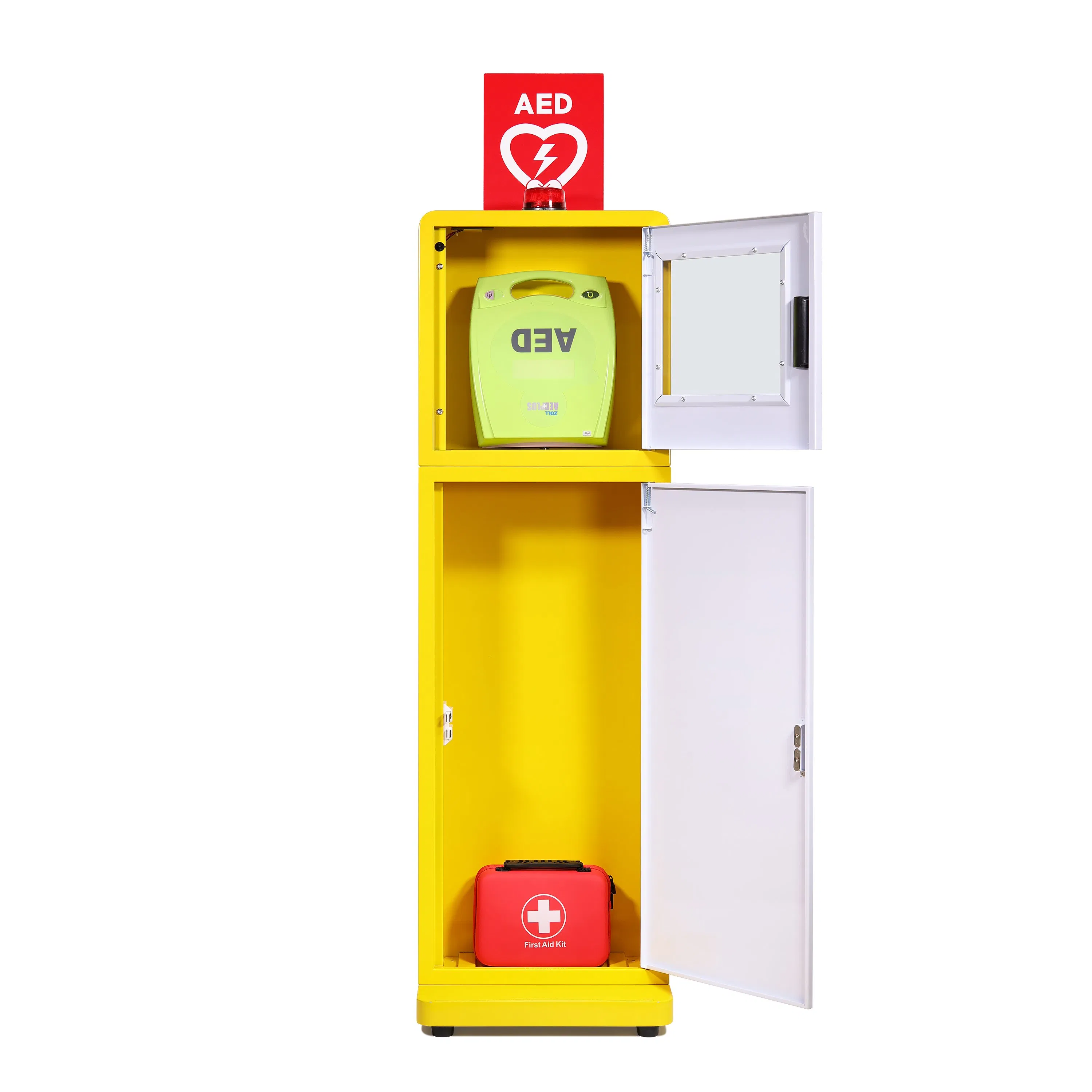 Wap M5ty Alarm System Indoor Use Floor Standing Wall Mounted Defibrillator Aed Cabinet