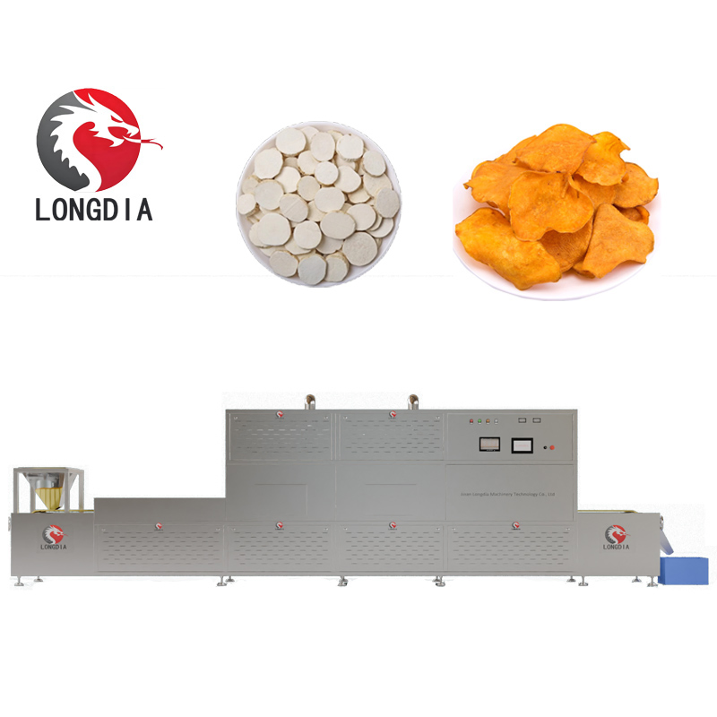 High Efficiency Energy-Saving Industrial Tunnel-Type Microwave Vegetable Dryer Drying Pumpkins Carrots Potatoes with Other Vegetables Microwave Dryer