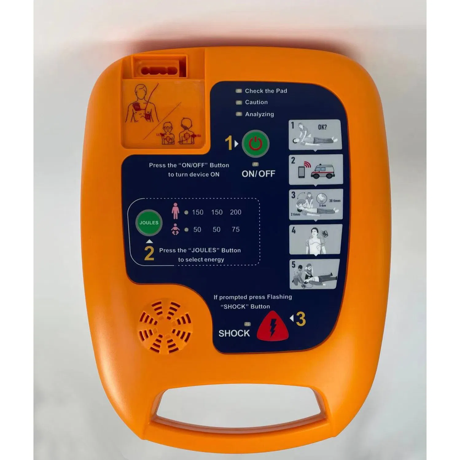 Public First Aid Cardiac Aed Defibrillator Portable Automated External Defibrillator