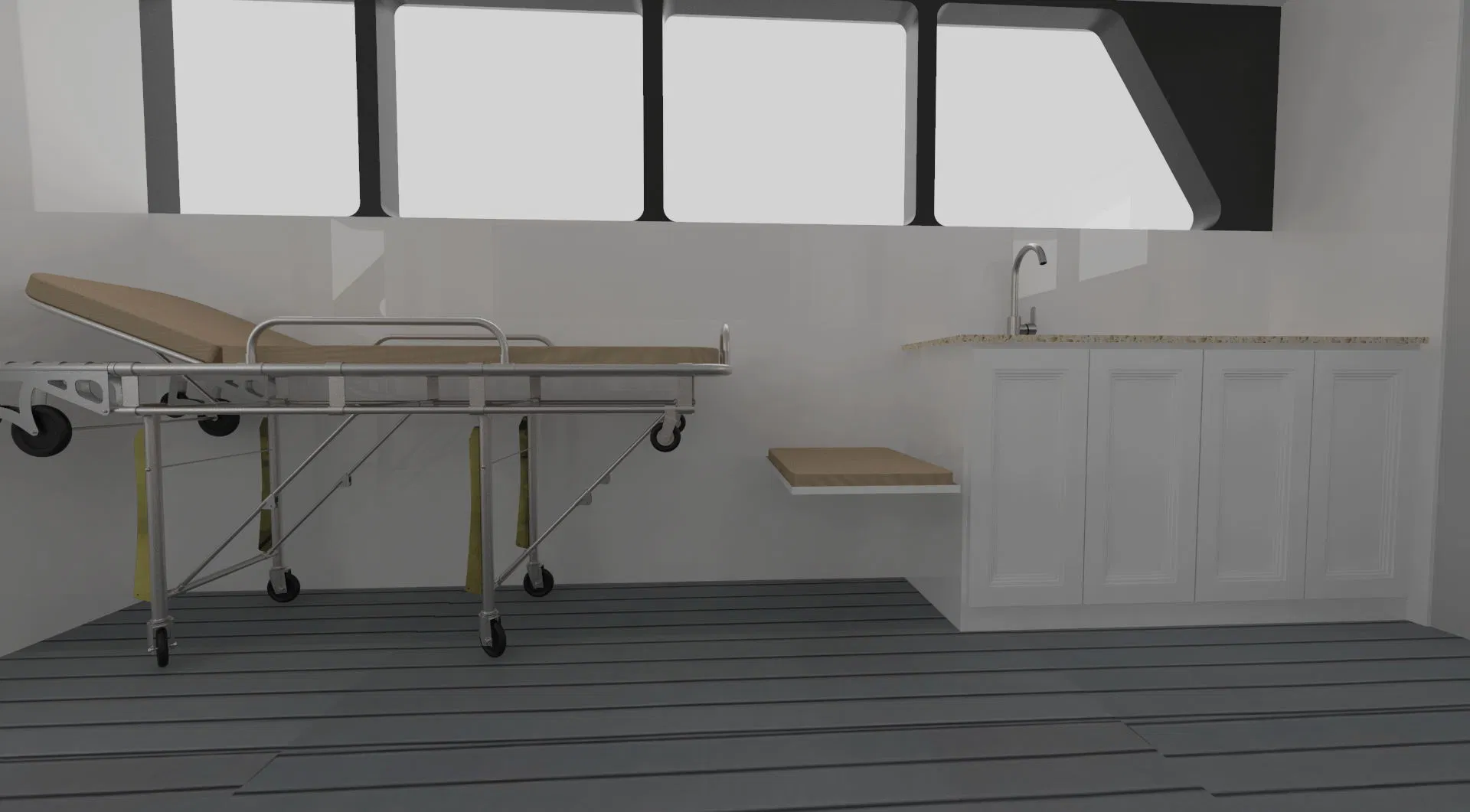 12m Aluminum Catamaran Hospital Ambulance Rescue Boat for Sale