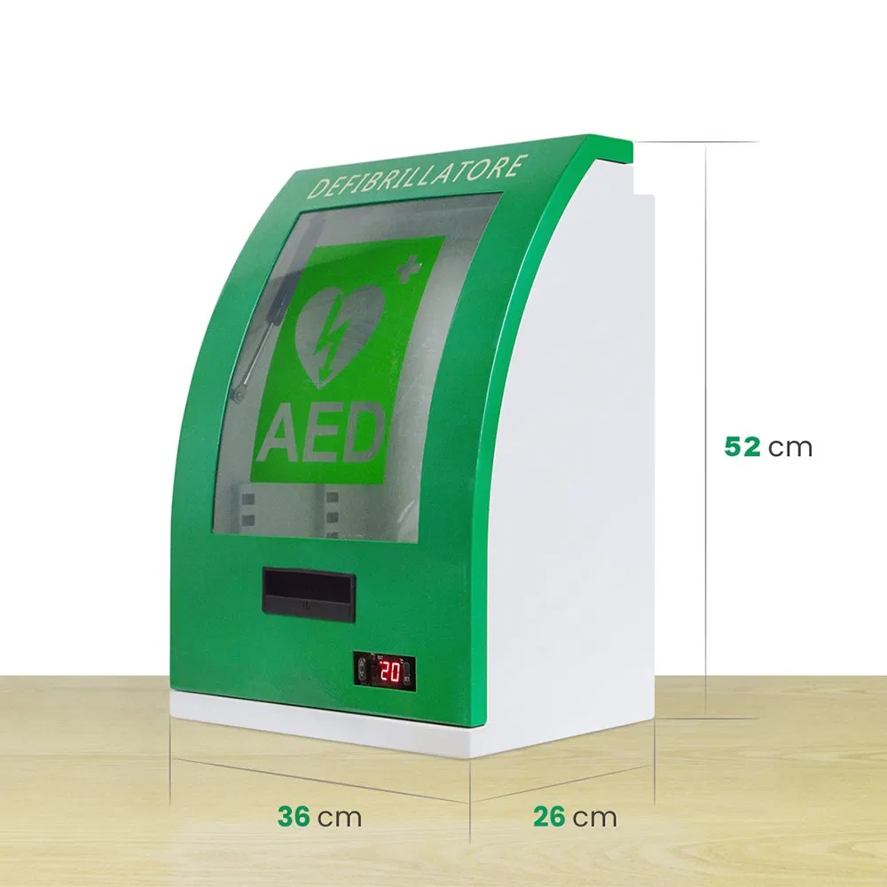 Wap-Health Waterproof Outdoor Wall Mounted Aed Cabinet with Alarm and Heating