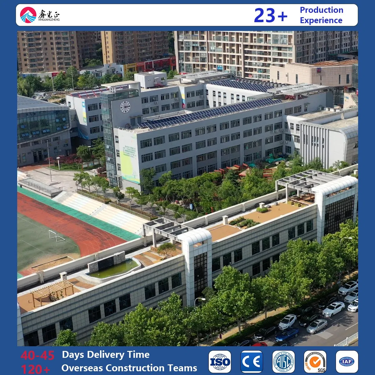 The Overall Steel Structure Design and Construction of The School