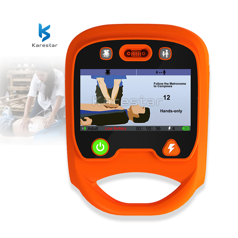 Karestar K-Ad20 Cardiac Monitor Portable Manual Defibrillator Monitor for Ambulance Aed