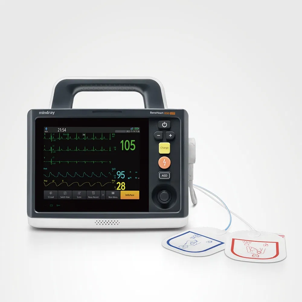 Mindray Touchscreen Defibrillator Monitor Manual Aed Pacing Smart Capacitive Touch