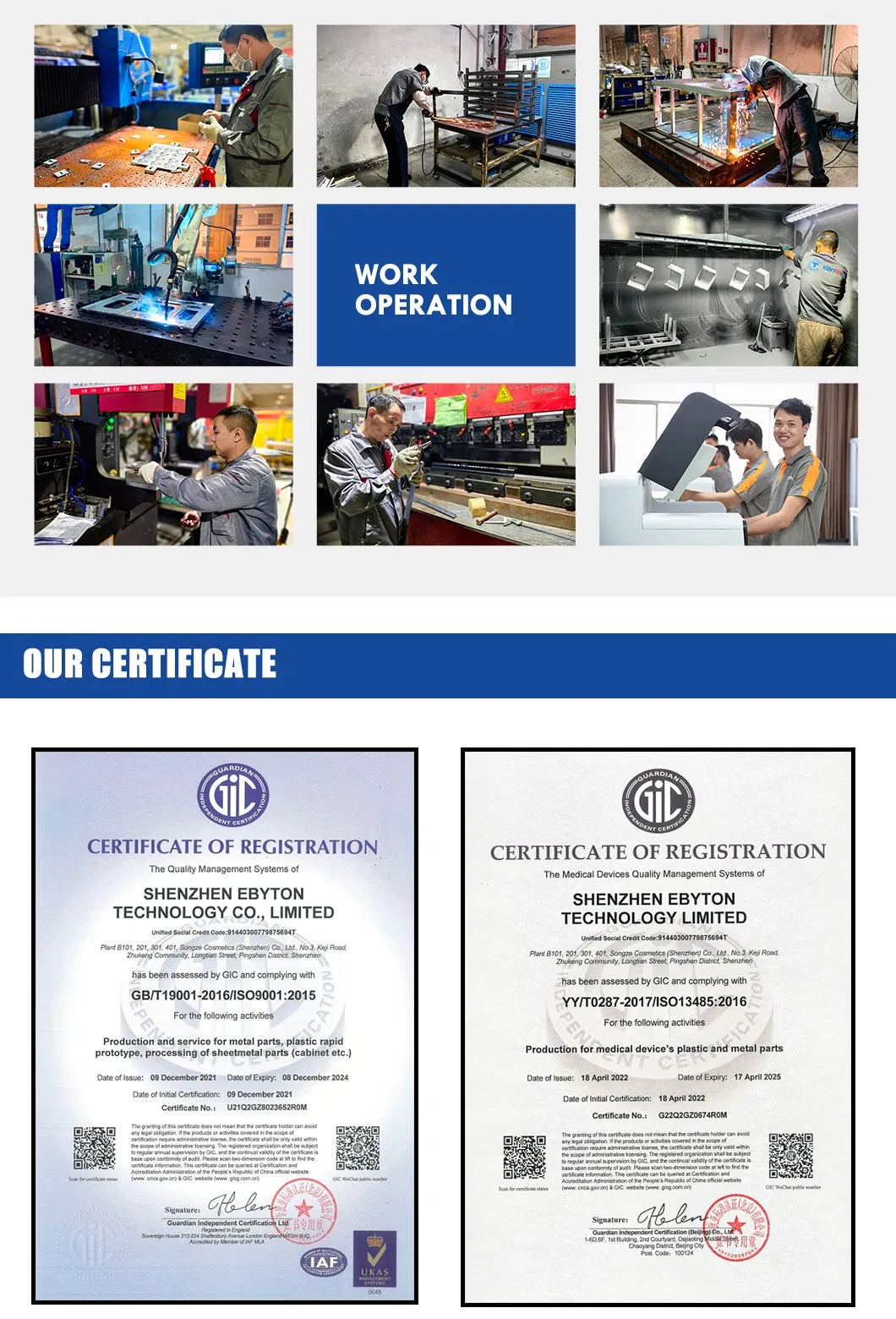 Manufacturing Process