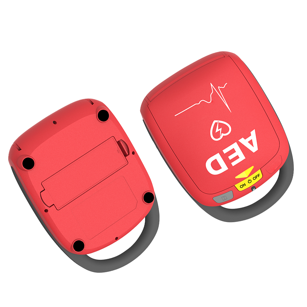 Aed Defibrillator with High Capacity Battery, Preinstalled Ault/Pediatric Compatible Pads, Automatic Recording