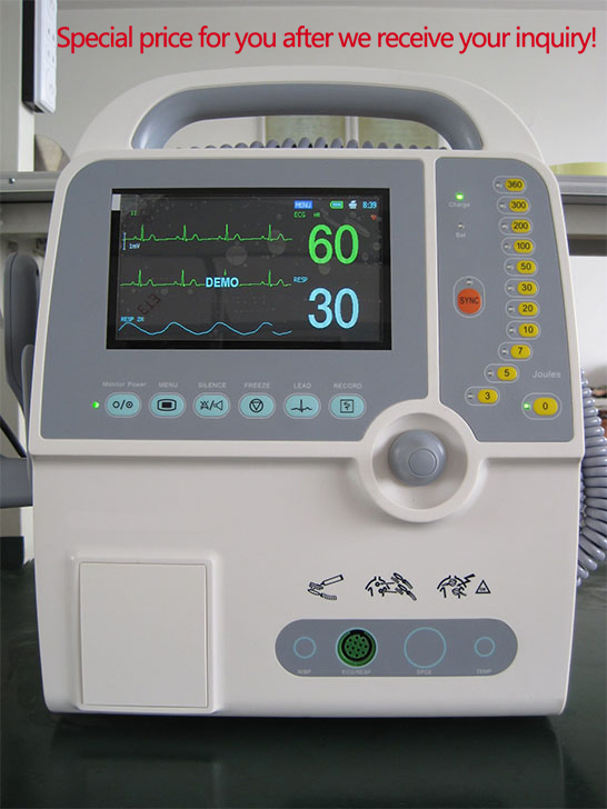 Surgical Instrument Aed Professional Cardiac Biphasic Defibrillator Monitor (THR-DM-800D)