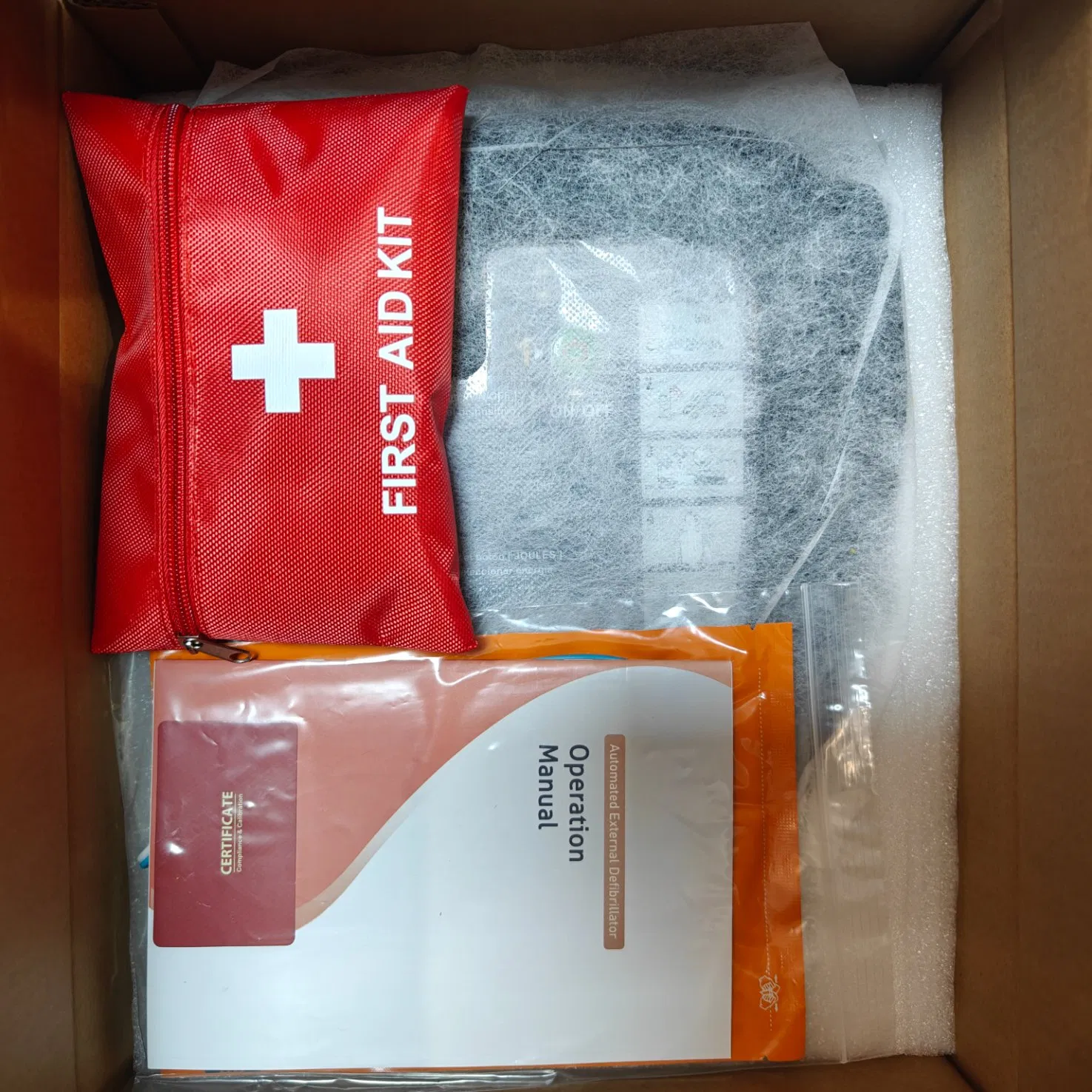 Cardiac First Aid Portable Aed Portable High Energy Electric Shock Battery Power