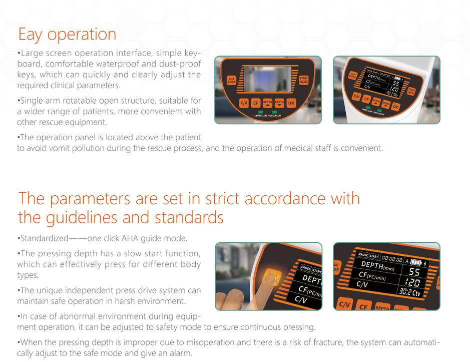 CPR Training Portable Device Defibrillator Aed Chest Compressor Training Automatic