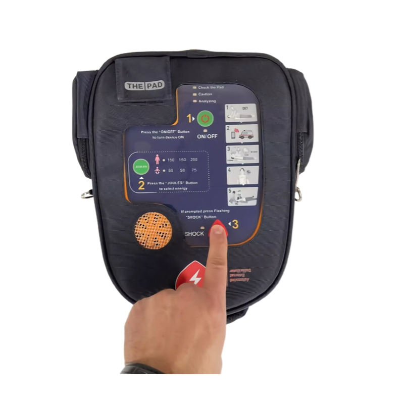 Portable Aed Trainer with Temperature and Pulse Monitoring