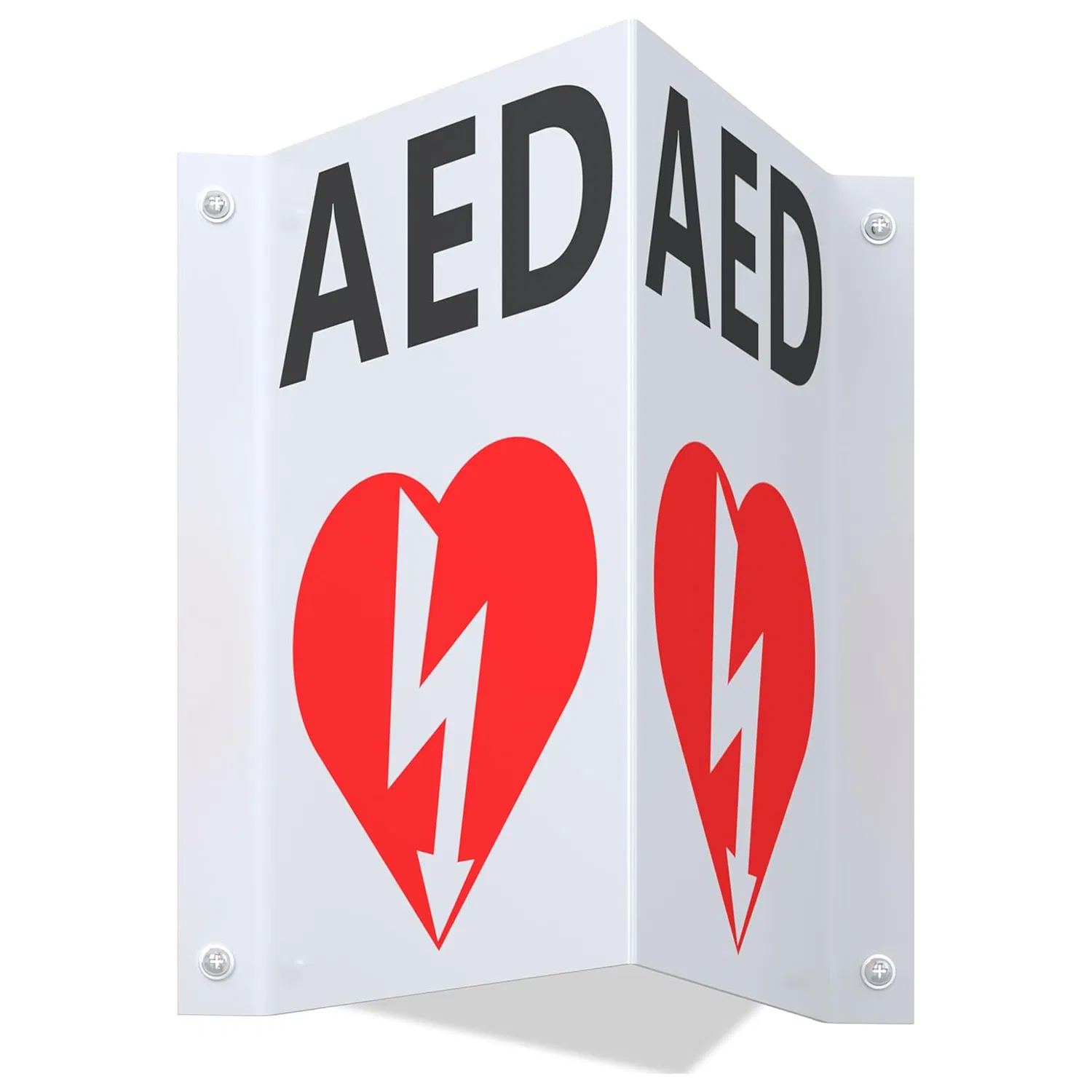 Versatile Aed Projecting Signs for Public Area Mounting