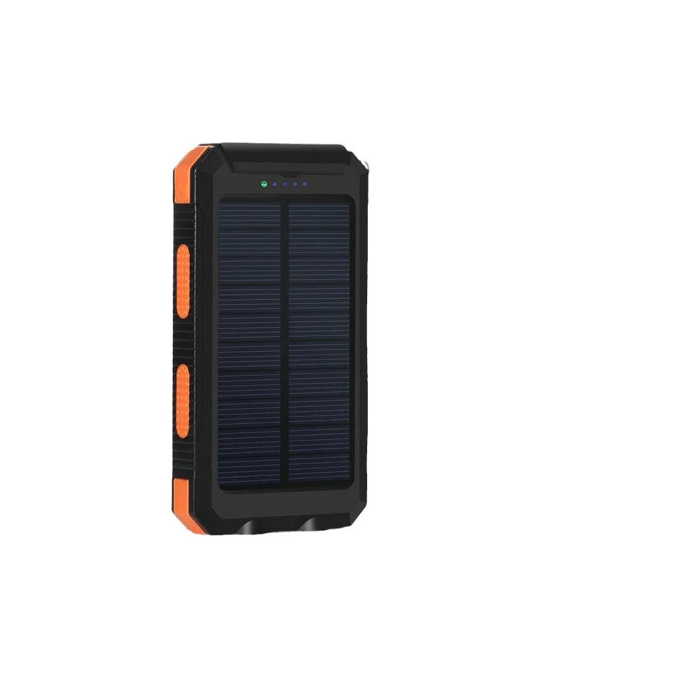 Hot Selling 20000mAh Solar Power Bank Waterproof Design Compass Mobile Charger