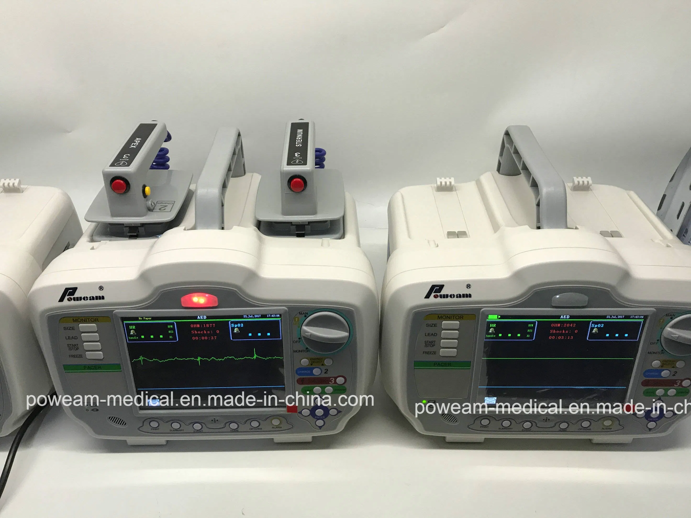 7" Color LCD Display Aed External Defibrillator