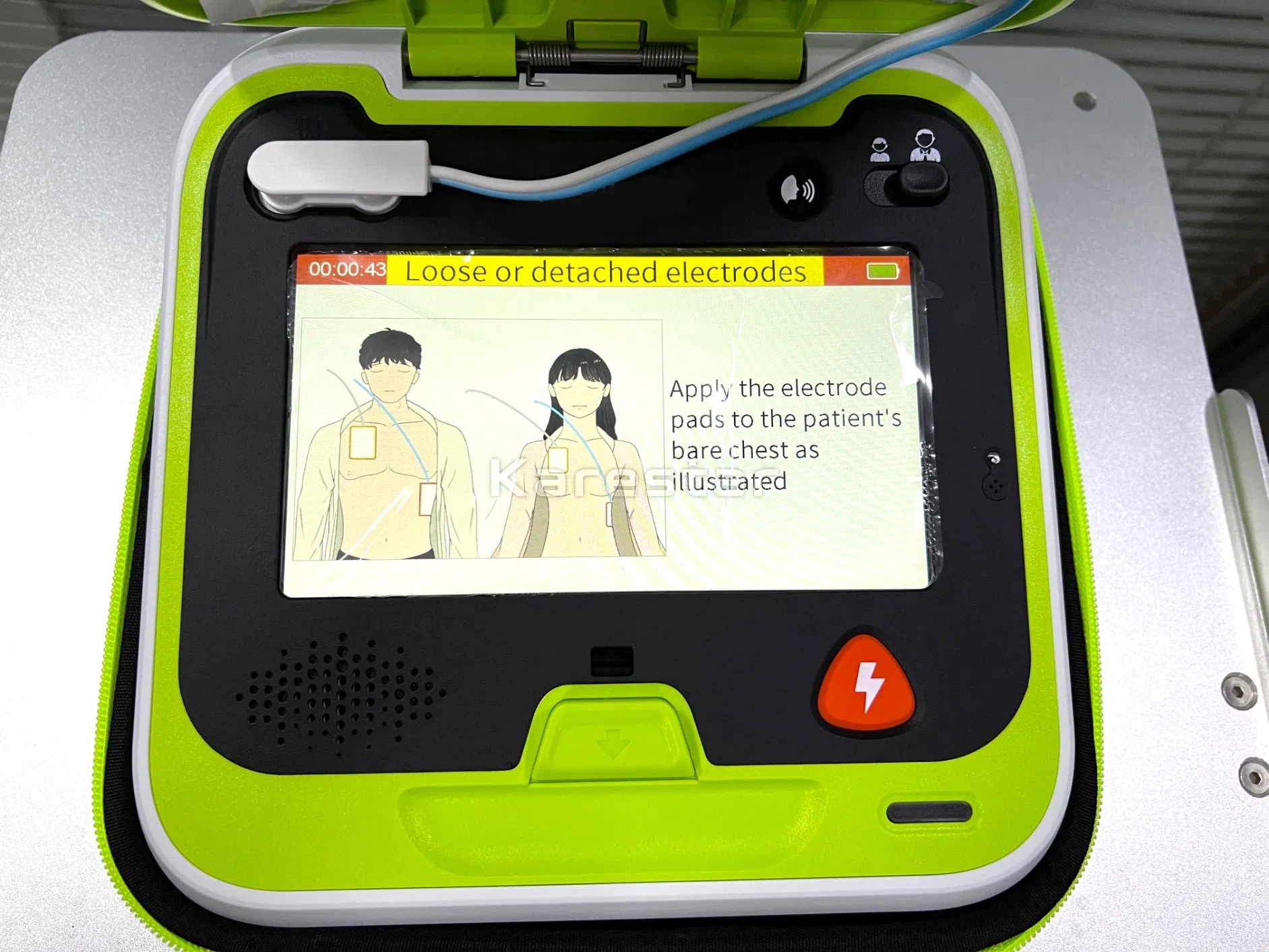 High Quality Portable Defibrillator Carry Case Defibrillator Carry Case Semi-Rigid Carry Case Aed