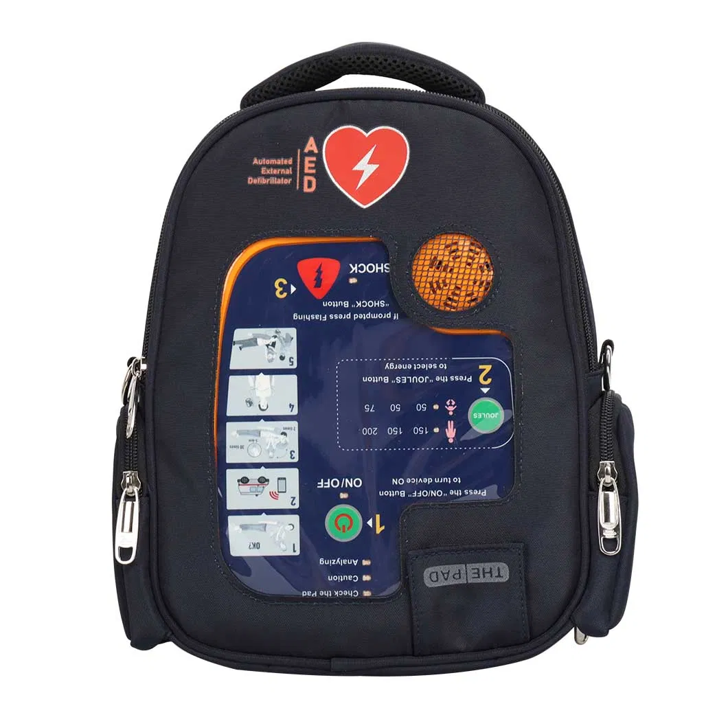 Portable Biphasic CPR Machine Cardiac Automated External Defibrillator Aed
