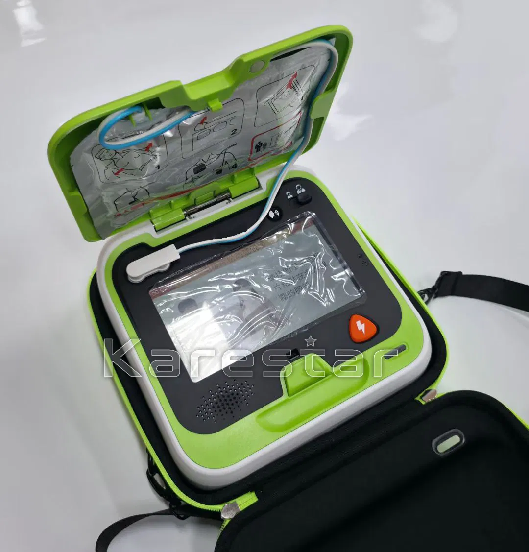 High Quality Portable Defibrillator Carry Case Defibrillator Carry Case Semi-Rigid Carry Case Aed
