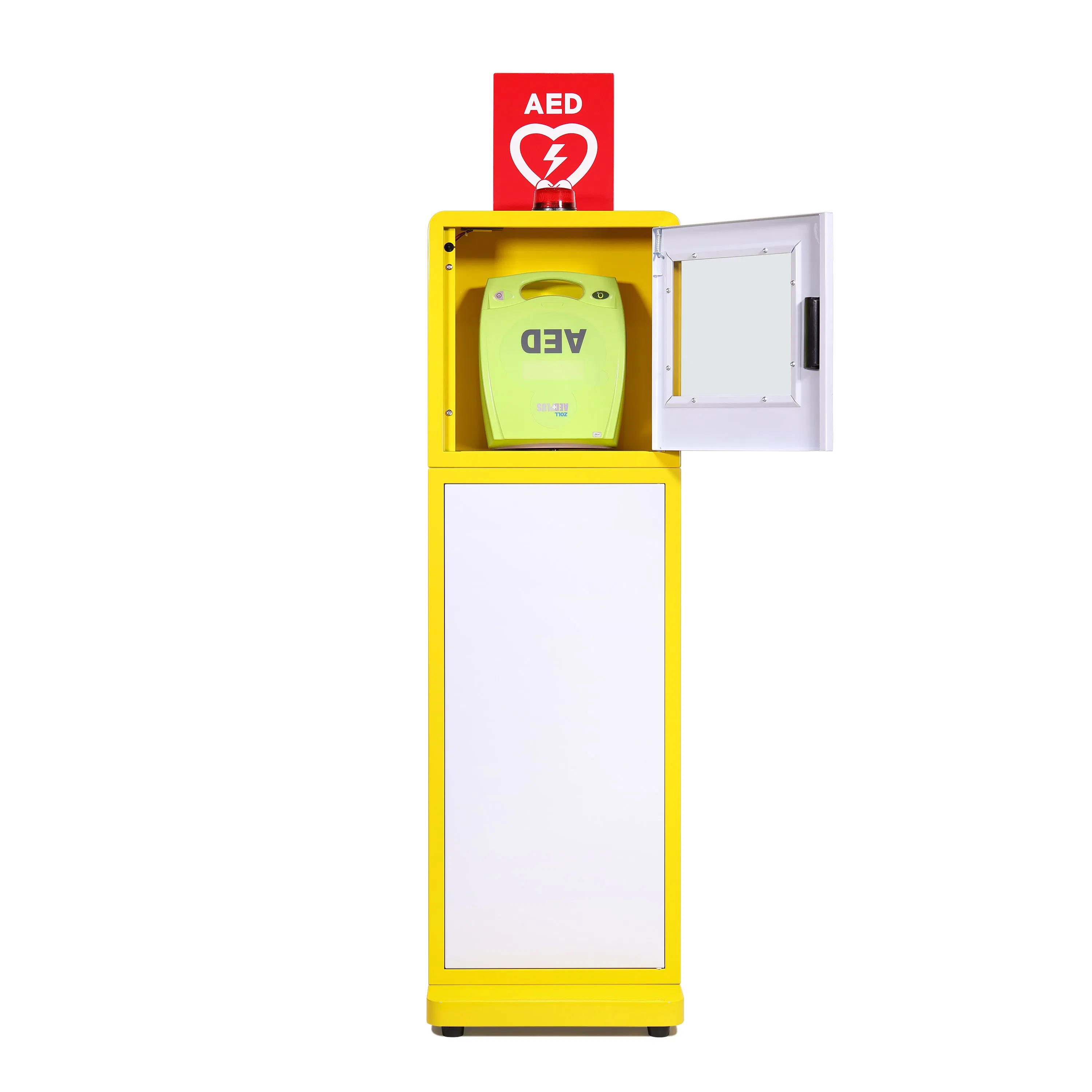 Wap M5ty Alarm System Indoor Use Floor Standing Wall Mounted Defibrillator Aed Cabinet
