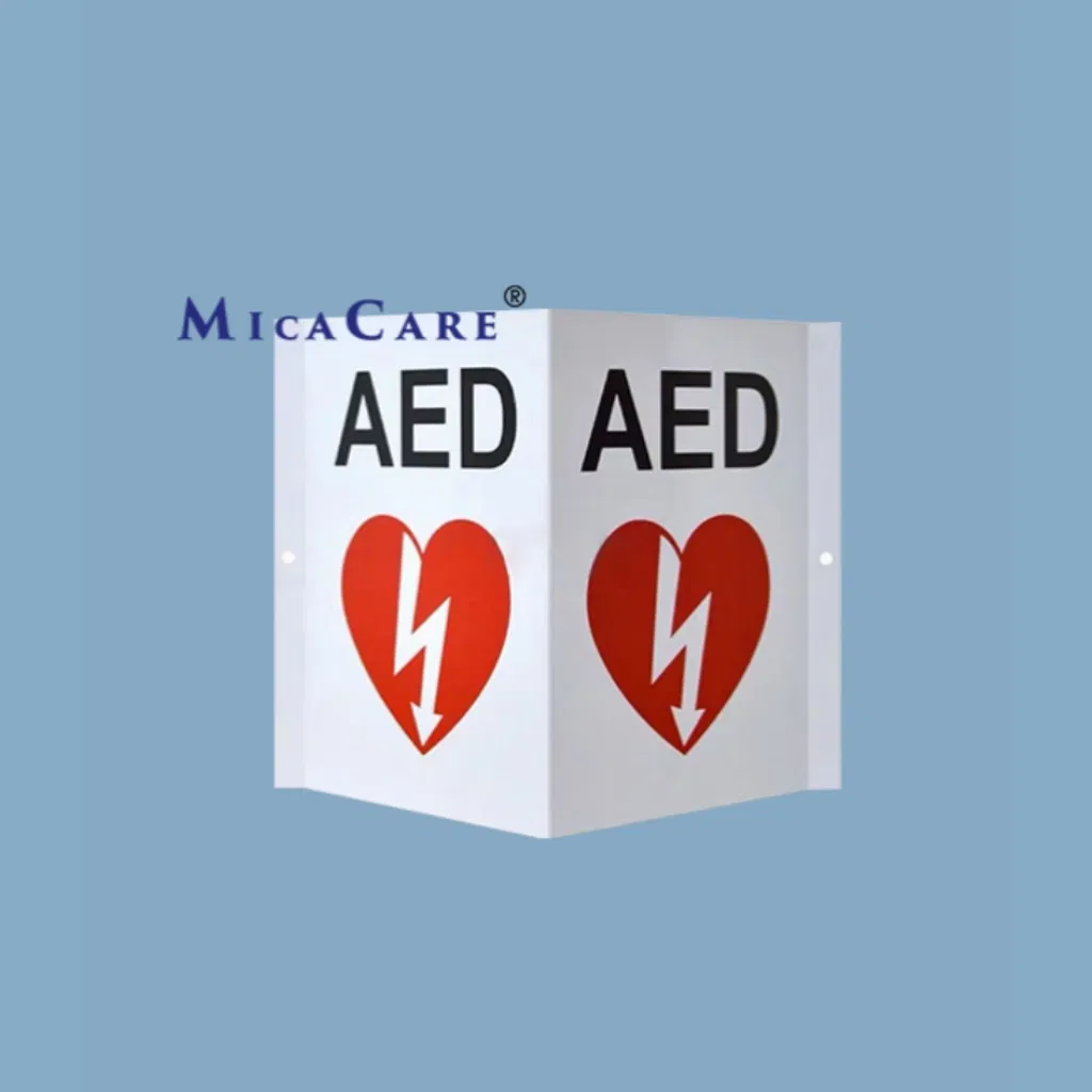 Versatile Aed Projecting Signs for Public Area Mounting