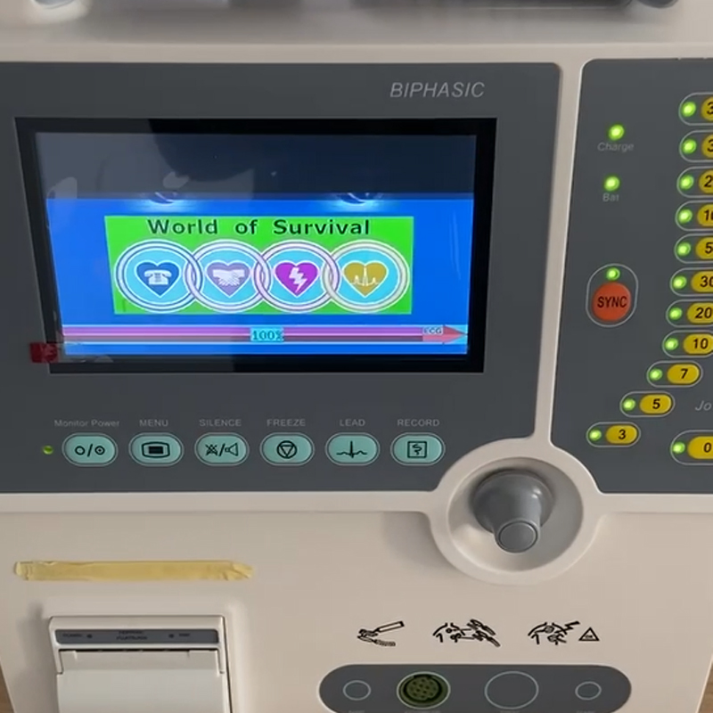 Desfribilador Portatil Cardiaco Rechargeable Defibrillator Portable Bephasic Defibrillator