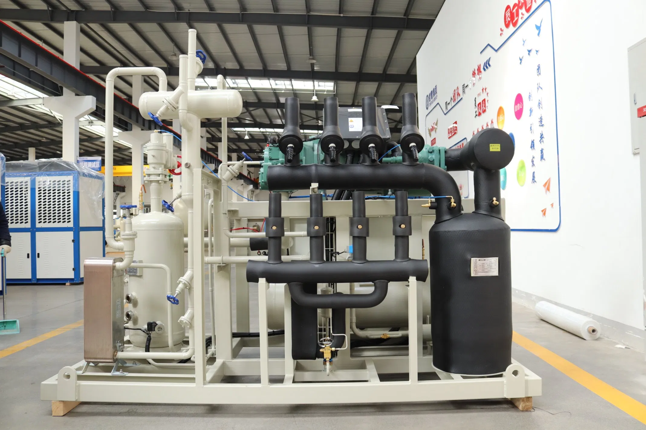 110HP Condensing Industrial Air Refrigeration Unit with Screw Compressor for Cold Room