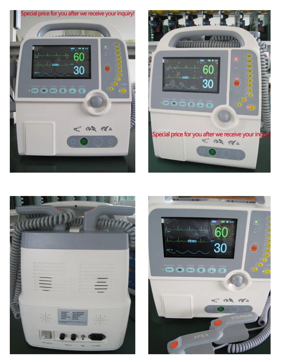 Defibrillator details