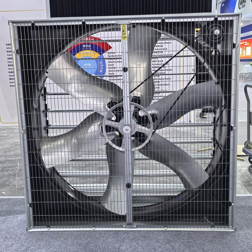 Automatic Shutter Factory Price Poultry Farm Centrifugal Industrial Push Pull Box Motor Ceiling Centrifugal Ventilation Exhaust Fan for Chicken Coop