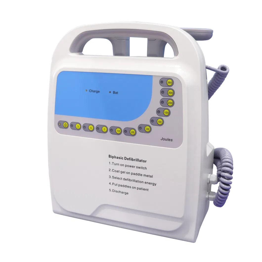 HD-8000A Biphasic Defibrillator Manual External Asynchronous Defibrillation Portable