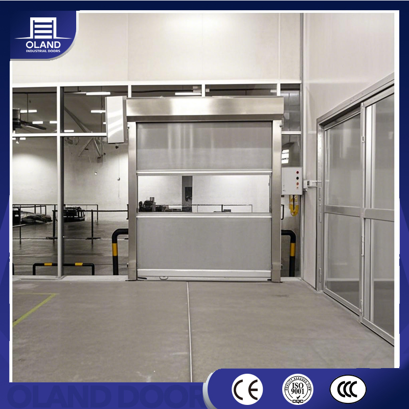 Hot Selling Modern Waterproof PVC Fabric High Speed Doors Factory Industrial Security Rolling Shutter Automatic Windproof Quick Door for Clean Room or Warehouse