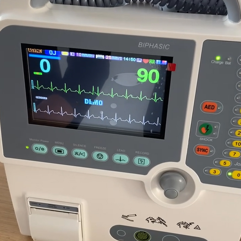 Desfribilador Portatil Cardiaco Rechargeable Defibrillator Portable Bephasic Defibrillator