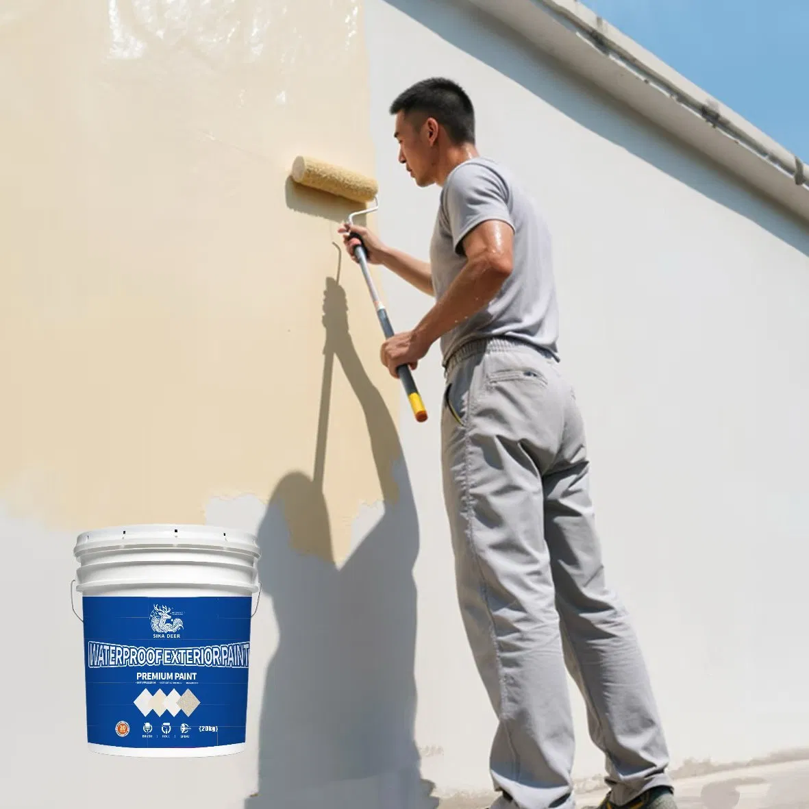 Polymer Waterproof Exterior Paint Wall Color Change Coating