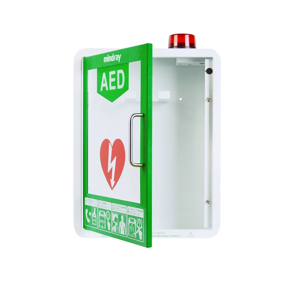Wap M9 First Aid Defibrillator Training Kit Aluminium Metal Wall Indoor Aed Cabinet with Mounted