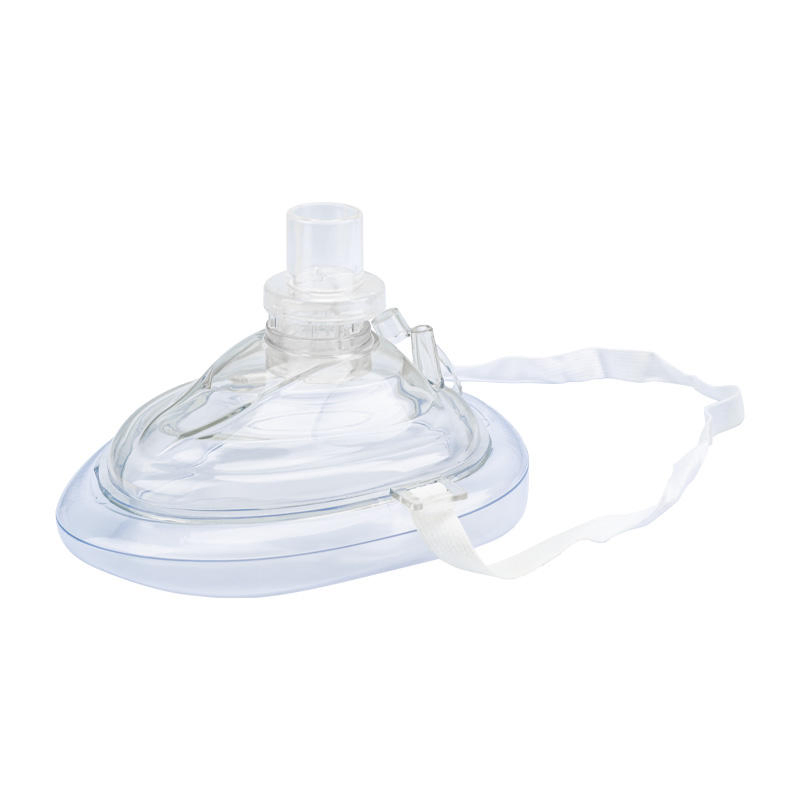 CPR Rescue Mask One Way Valve Hard Case Strap with or Without O2 Port for First Aid or Aed Training