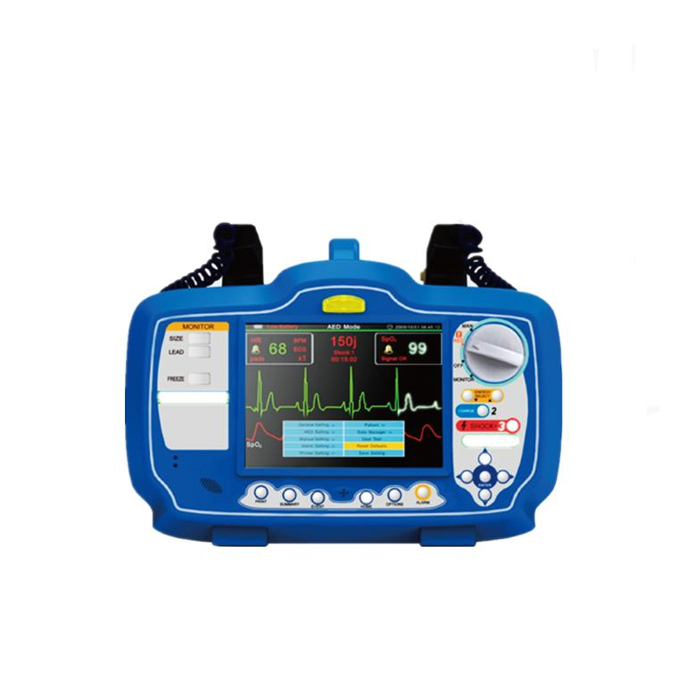Biphasic Waveform Portable Cardiac Aed Defibrillator with Pacer