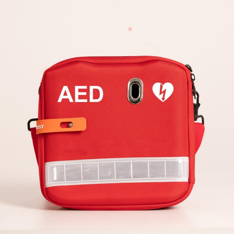 Wap-120VI-B1 Defibrillator Bag Aed Carry Case with Reflective Strips for Vivest Aed