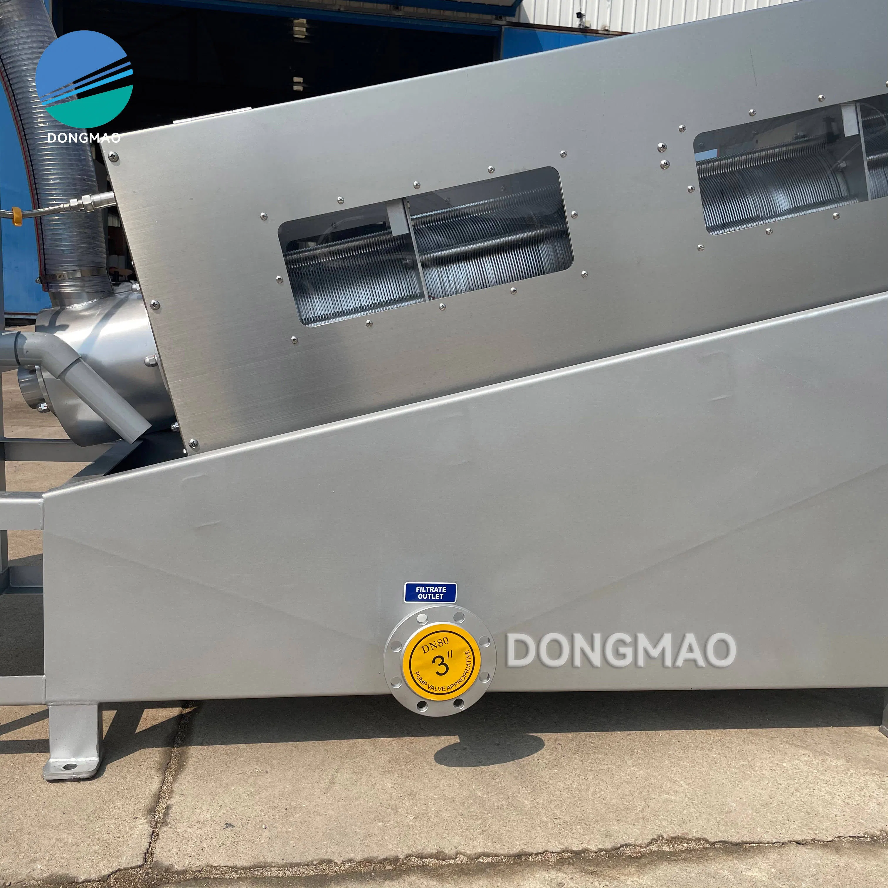 Environmental Machinery Waste Water Treatment Screw Press Sludge Dewatering Machine for Industrial Wastewater Treatment