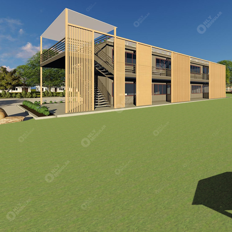 2 Floors Portable Office Prefab House Container School
