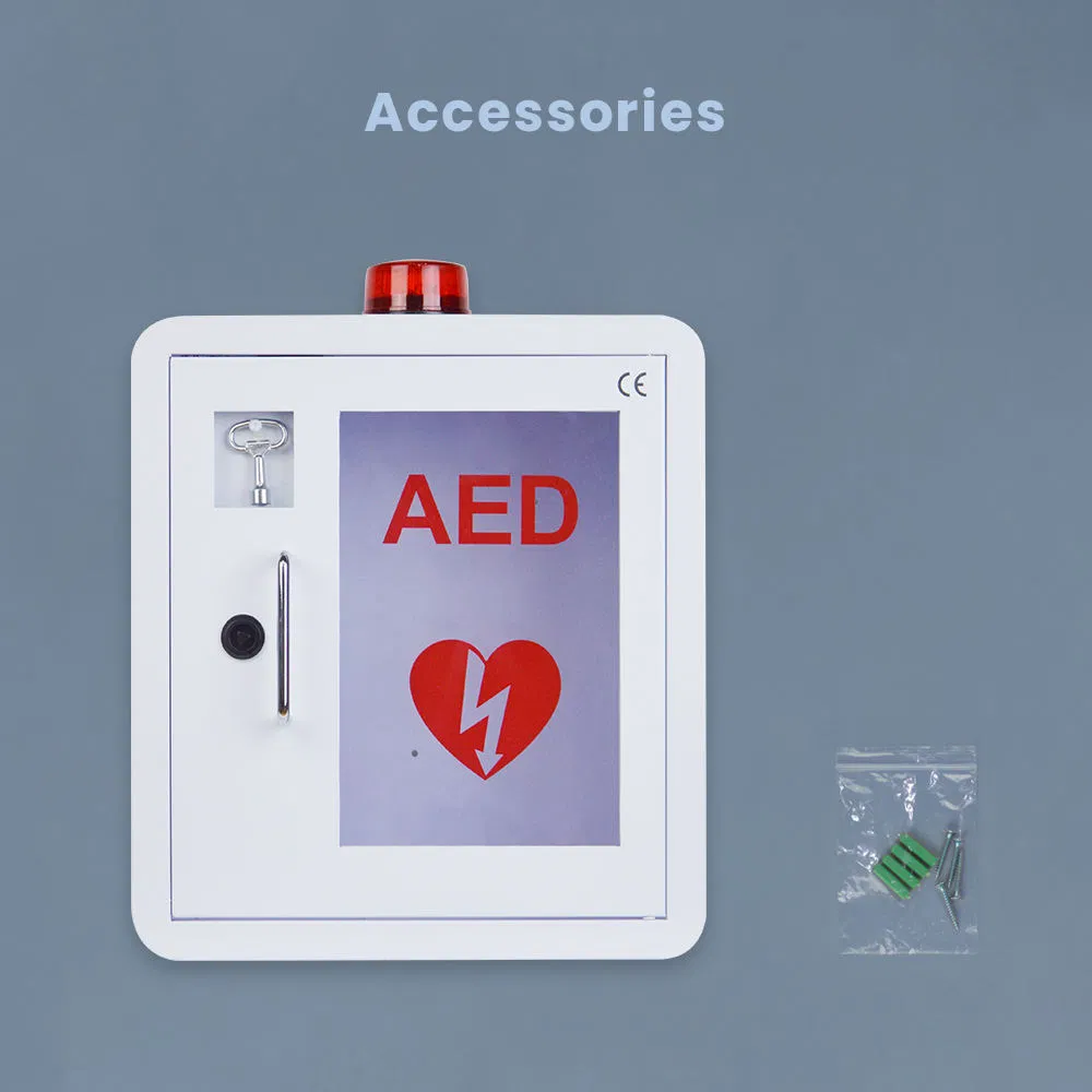 Medical Proof Water A First Aid Kit Storage Wall Box Defibrillator Aed Cabinet